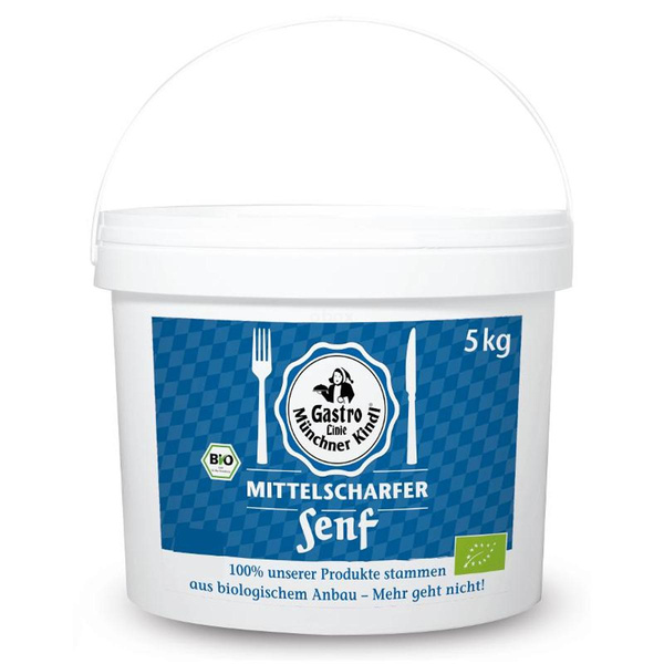 Produktfoto zu Mittelscharfer Senf 5l im Eimer