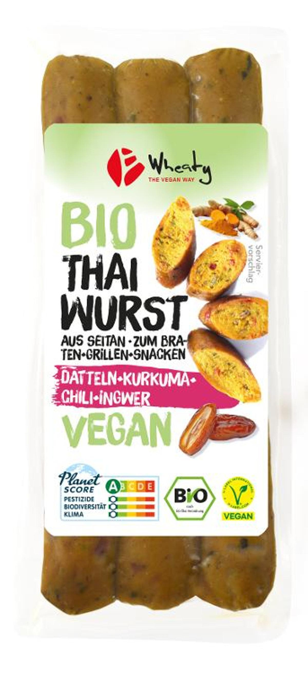 Produktfoto zu Wheaty Vegane Thaiwurst