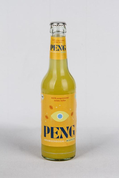 Produktfoto zu Orangensoda mit Koffein ohne Zuckerzusätze