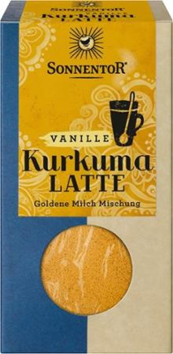 Produktfoto zu Kurkuma Latte Vanille Tüte