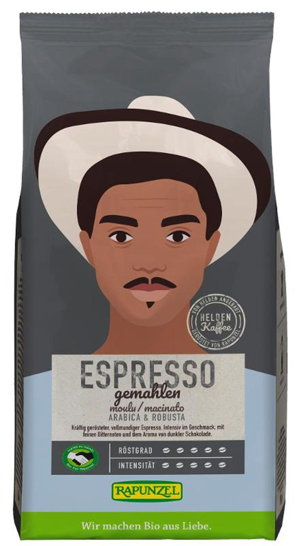 Produktfoto zu Heldenkaffee Espresso, gemahlen 250g