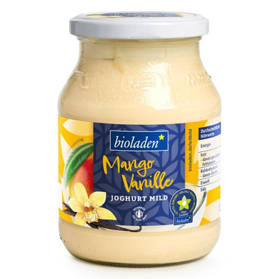 Produktfoto zu Joghurt Mango Vanille *bioladen 3,8%