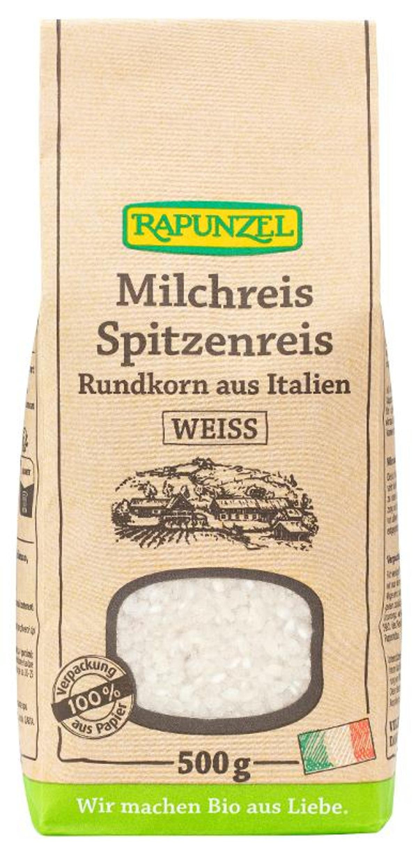 Produktfoto zu Milchreis Spitzenreis Rundkorn weiß