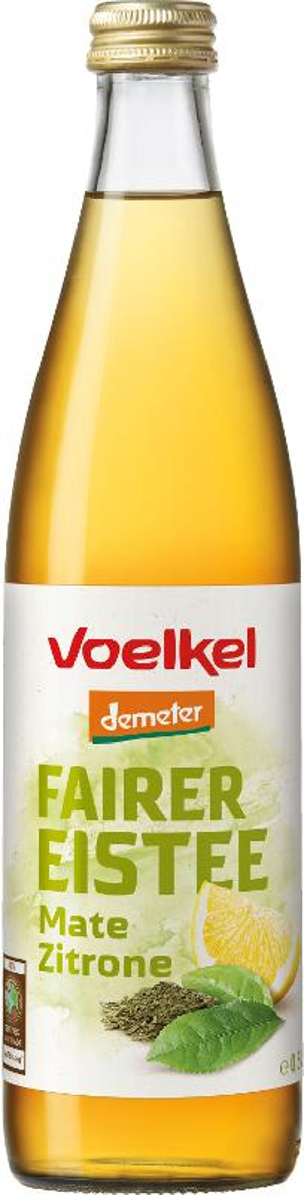 Produktfoto zu Fair Eistee Mate und Zitrone