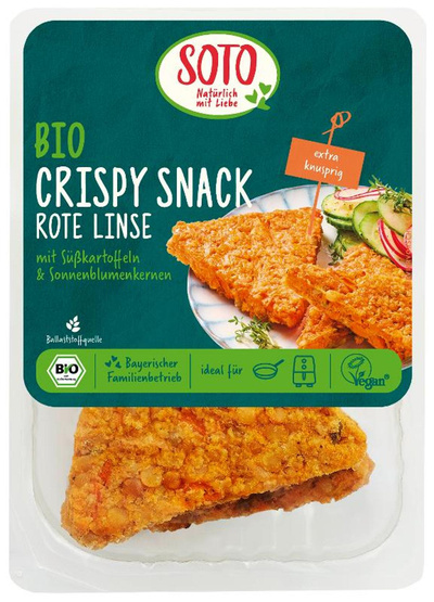 Produktfoto zu Crispy Snack Rote Linse