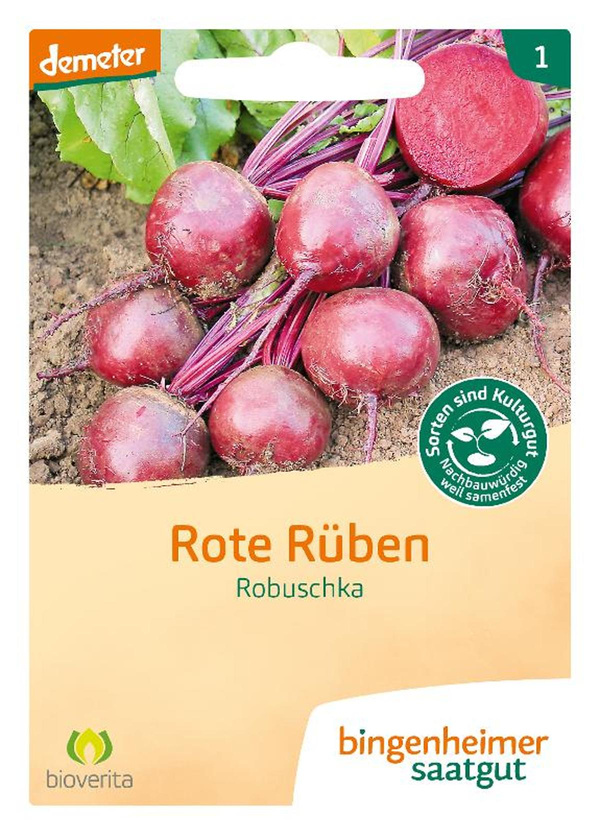 Produktfoto zu Rote Bete Robuschka – Saatgut