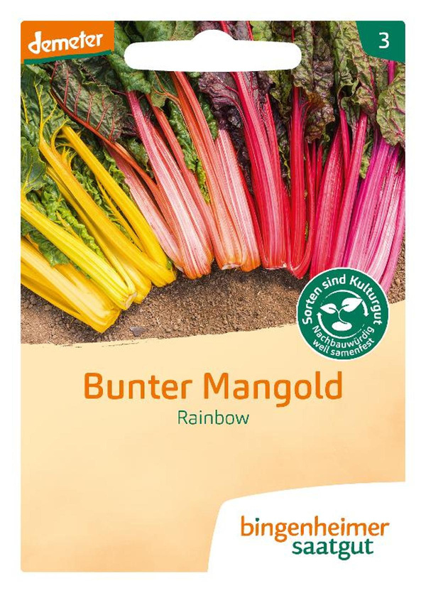 Produktfoto zu Bunter Mangold Rainbow – Saatgut