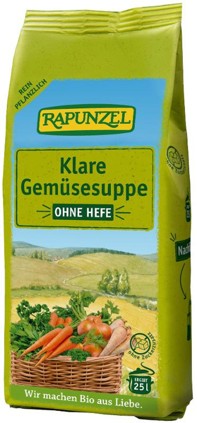 Produktfoto zu Klare Bio-Gemüsesuppe hefefrei
