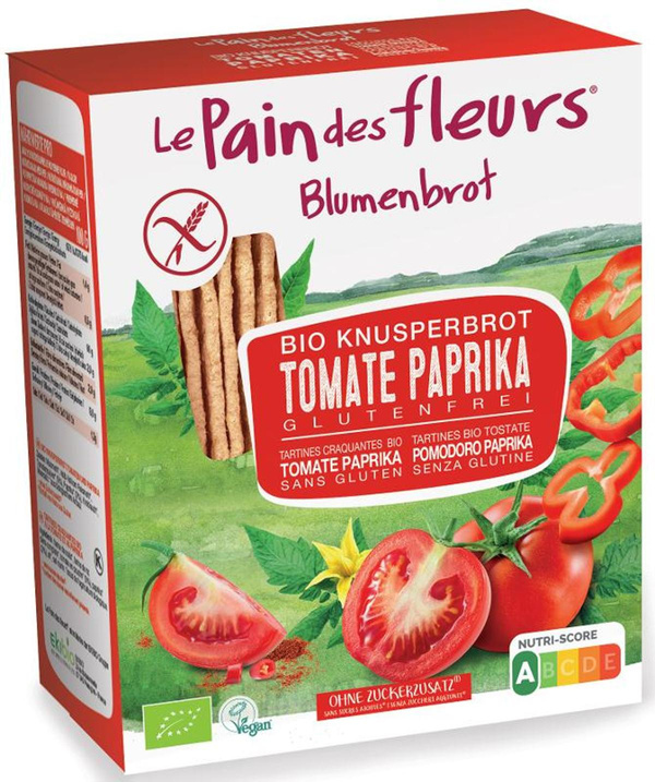 Produktfoto zu Blumenbrot Tomate Paprika gf