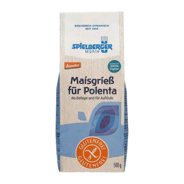 Produktfoto zu Maisgrieß für Polenta *glutenfrei