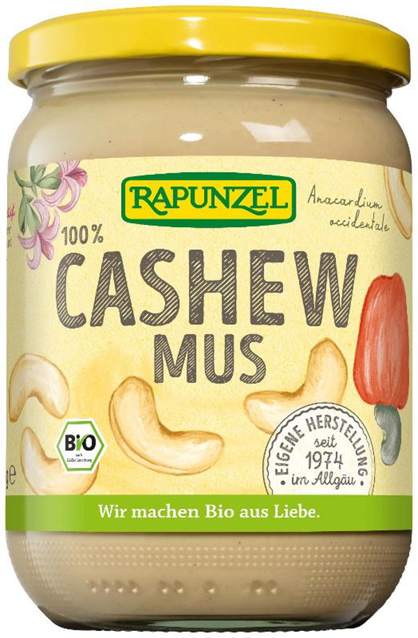 Produktfoto zu Cashewmus 500g (100% Cashewnüsse)