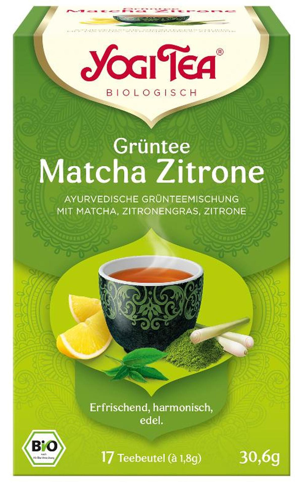 Produktfoto zu Yogi Tea© Grüntee Matcha Zitrone