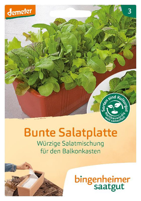 Produktfoto zu Saatgut Salatplatte Mischung