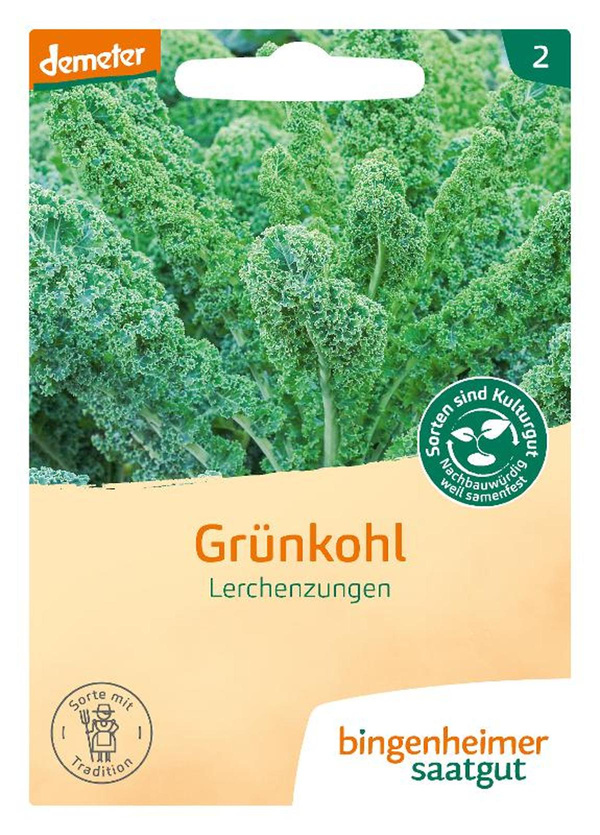 Produktfoto zu Grünkohl Lerchenzungen – Saatgut