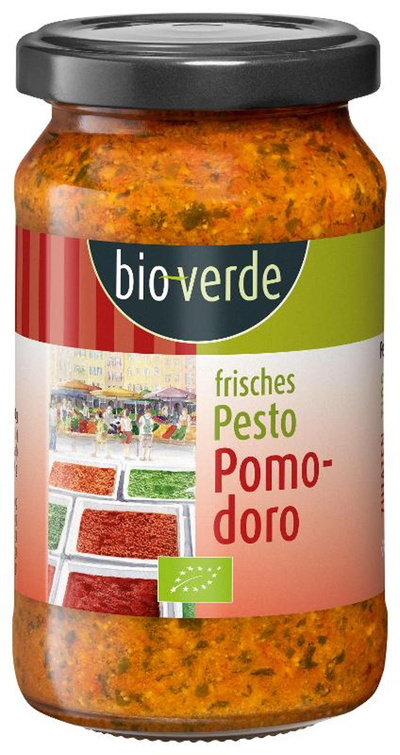 Produktfoto zu Pesto Pomodoro, frisch im Glas
