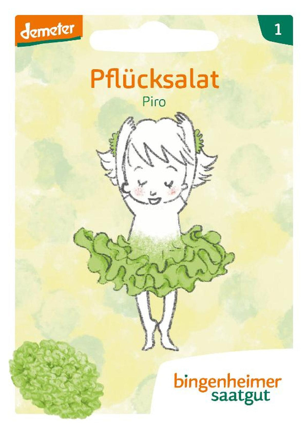Produktfoto zu Pflücksalat Piro (Eichblattsalat) – Saatgut