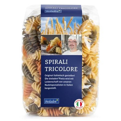 Produktfoto zu Nudeln Spirali tricolore