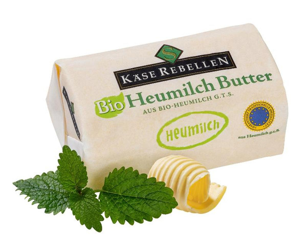 Produktfoto zu Heumilch Butter aus Sauerrahm