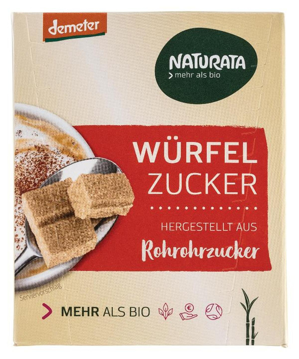 Produktfoto zu Würfelzucker für Kaffee & Tee – Rohrohrzucker
