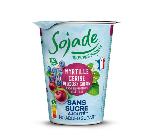 Produktfoto zu Sojade Heidelbeere-Kirsche ohne Zucker