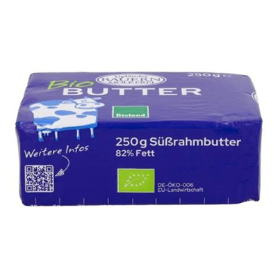 Produktfoto zu Süßrahmbutter 250g
