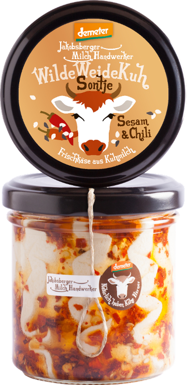 Produktfoto zu Sontje Sesam & Chili- Frischkäse Kuhmilch