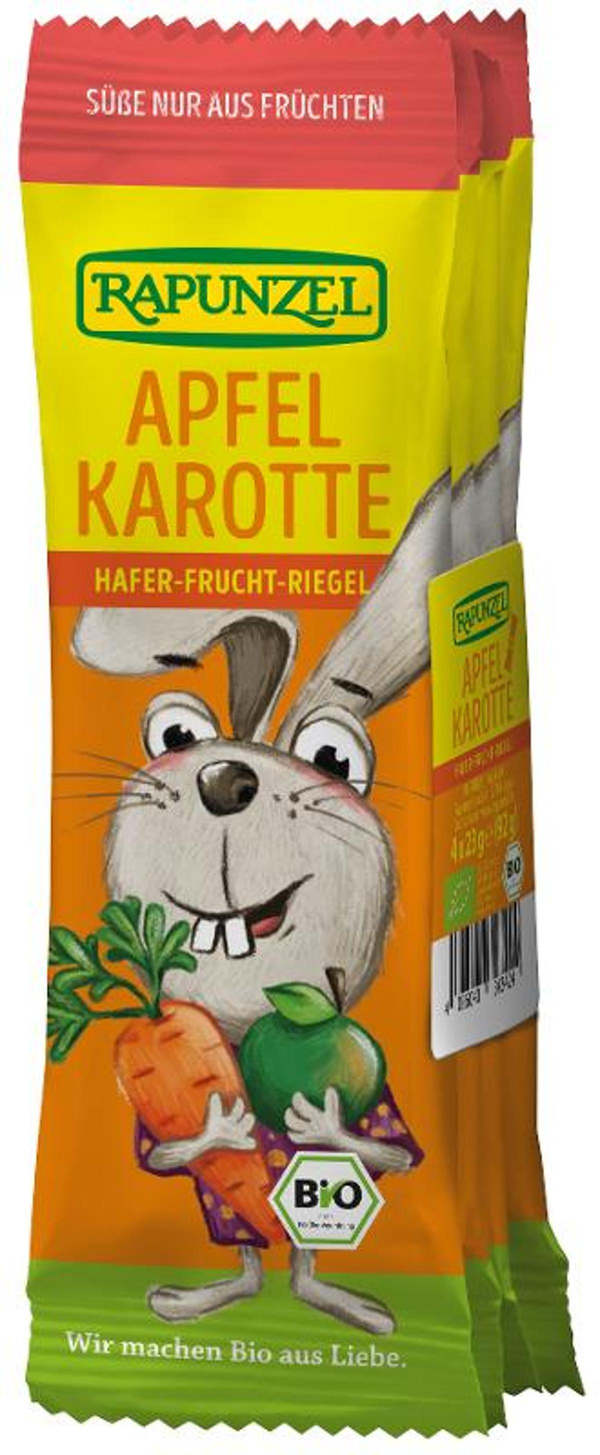 Produktfoto zu Kinder Hafer-Frucht- Gemüseriegel Apfel-Karotte
