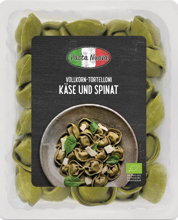 Produktfoto zu Frische Vollkorn-Tortelloni Käse-Spinat
