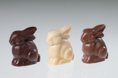 Produktfoto zu MiniHasis 3er (Vollmilch, Zartbitter und weiß)