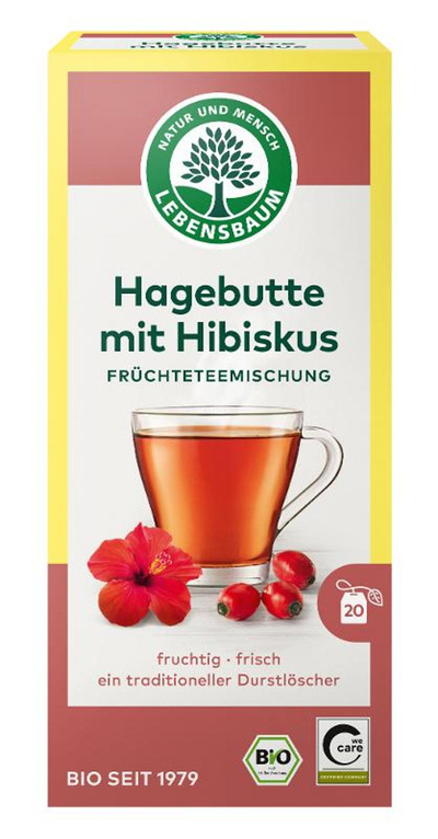 Produktfoto zu Hagebutte Hibiskus Tee TB