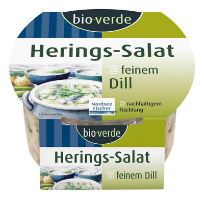 Produktfoto zu Herings Salat in Dill Joghurt Sahne