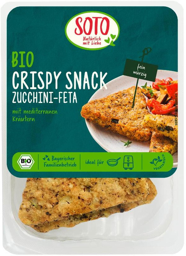 Produktfoto zu Crispy Snack Zucchini Feta