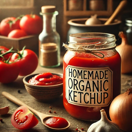 Hausgemachter Bio-Tomatenketchup