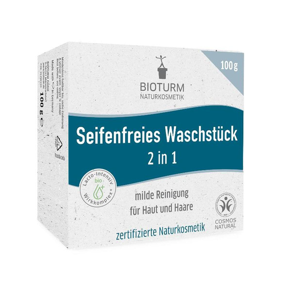Produktfoto zu Seifenfreies Waschstück 2 in 1