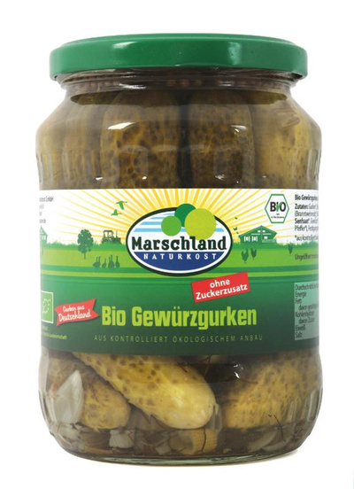 Produktfoto zu Gewürzgurken ohne Zuckerzusatz