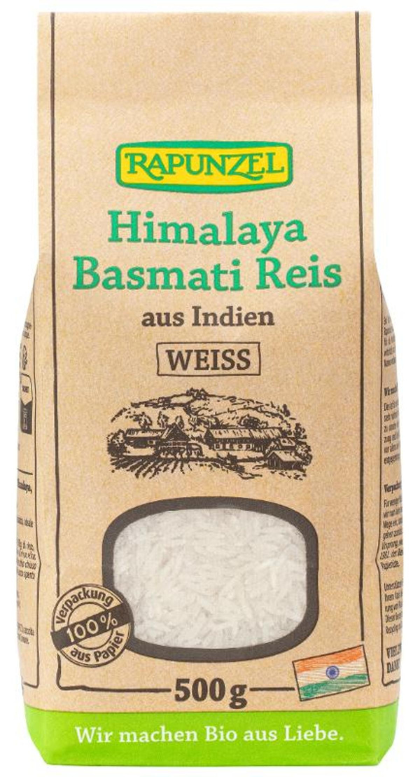 Produktfoto zu Himalaya Basmati Reis weiss 500g