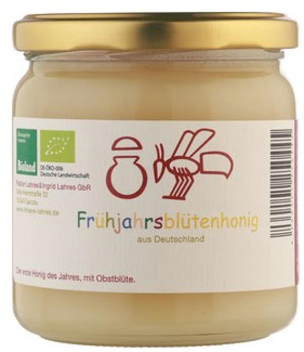Produktfoto zu Frühjahrsblütenhonig 250g