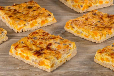 Produktfoto zu KürbisQuiche 1x2 Stück