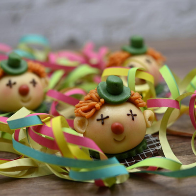 Produktfoto zu Marzipan Karnevals Clown