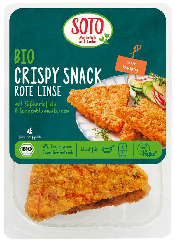 Produktfoto zu Crispy Snack Rote Linse