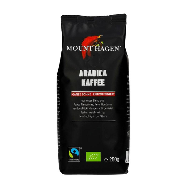 Produktfoto zu Röstkaffee ganze Bohne (entkoffeiniert)
