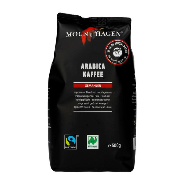 Produktfoto zu Mount Hagen Röstkaffee 500g gemahlen