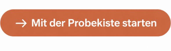 KI-generierte Beschreibung: Der Hauptinhalt des Bildes ist ein Button mit der Aufschrift "Mit der Probekiste starten".