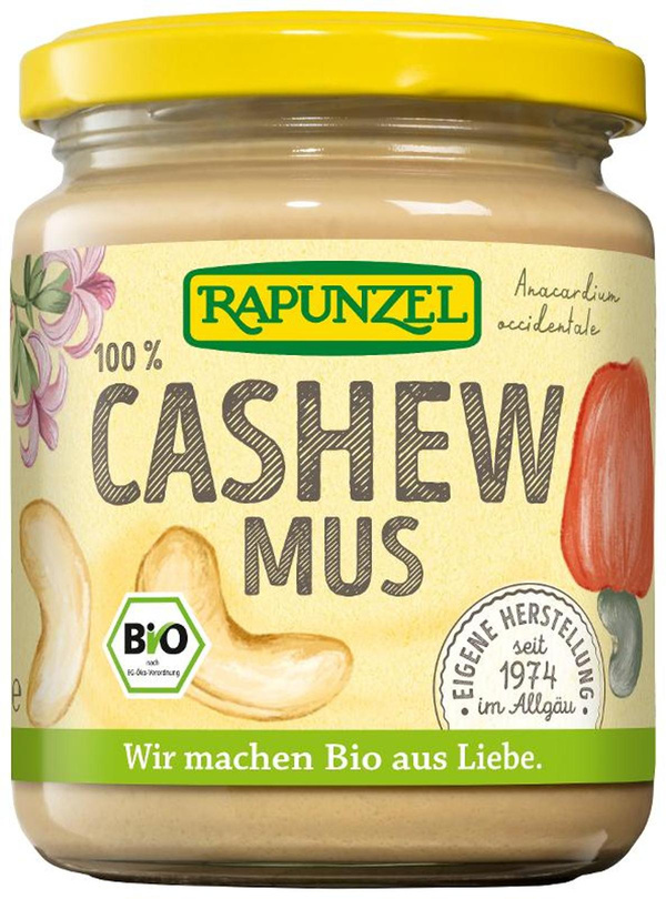 Produktfoto zu Cashewmus 250g (100% Cashewnüsse)