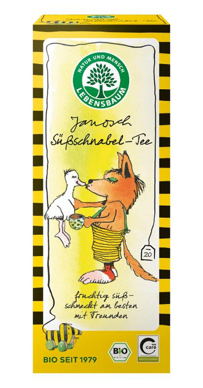 Produktfoto zu Janosch Süßschnabel-Tee im Beutel