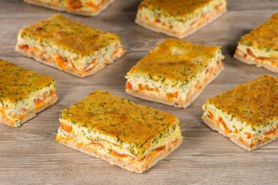 Produktfoto zu TomatenBärlauchQuiche 1x2 Stück