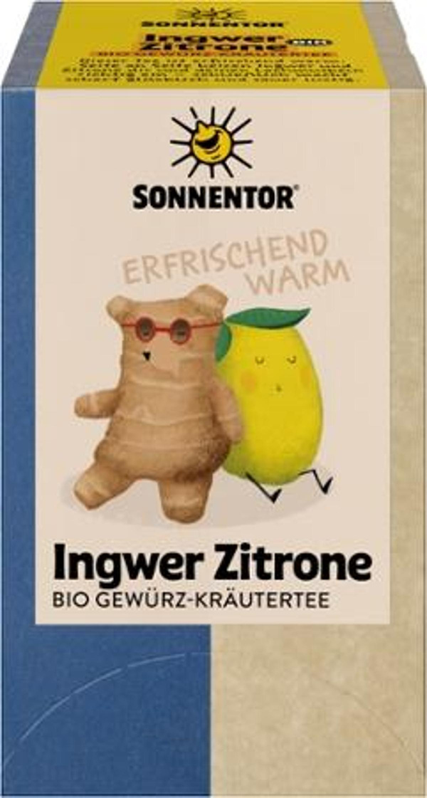 Produktfoto zu Ingwer Zitrone Tee TB