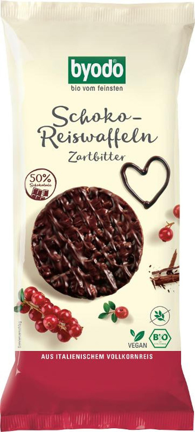 Produktfoto zu Reiswaffeln Schoko Zartbitter gf