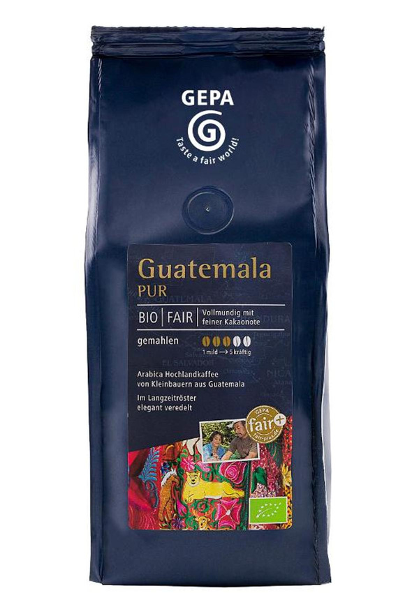 Produktfoto zu Kaffee Guatemala Pur gemahlen