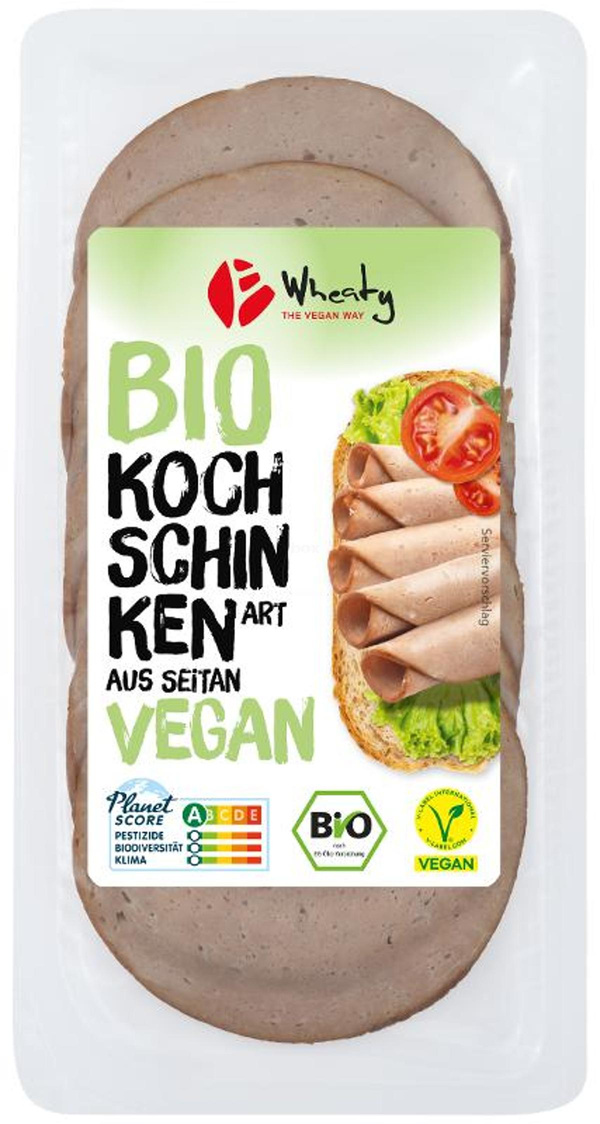 Produktfoto zu Wheaty Veganer Aufschnitt nach Kochschinken Art
